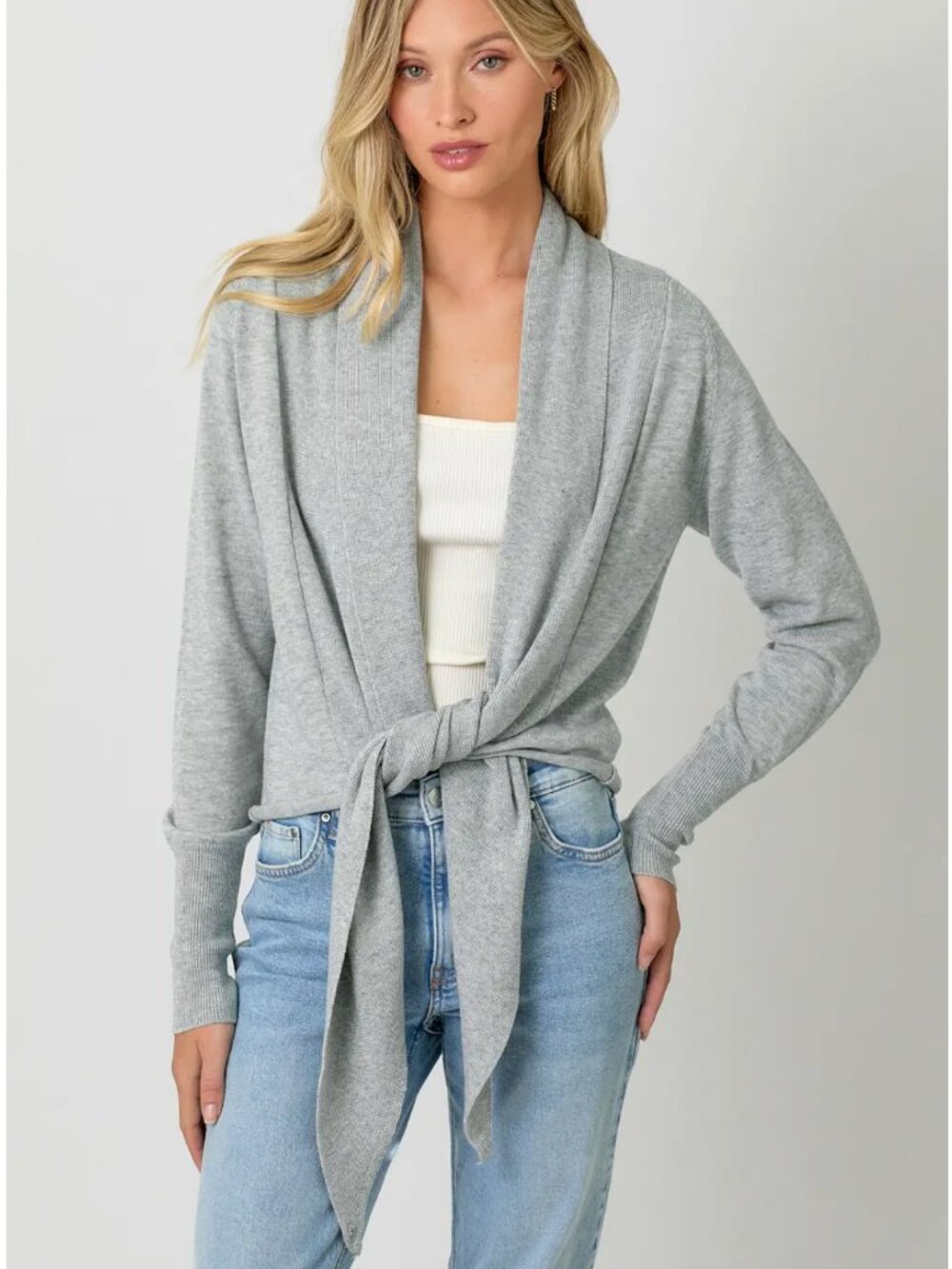 Mystree Soft Cozy Wool Blend Multiway Open Sweater Cardigan - Picture 12 of 12